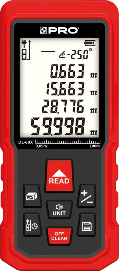 Dalmierz Laserowy DL-60X PRO