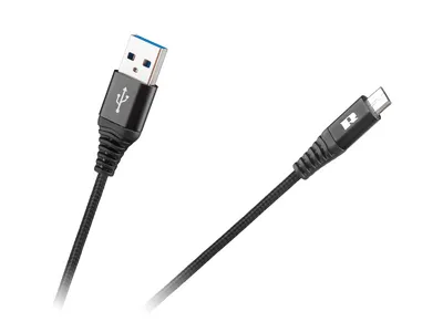 Kabel USB - USB Micro 1m Czarny