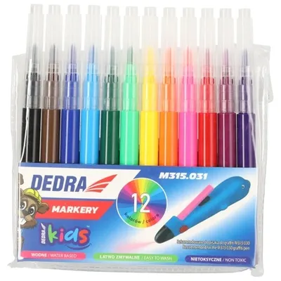 Wymienne Markery 12 szt. Do M315.030 DEDRA