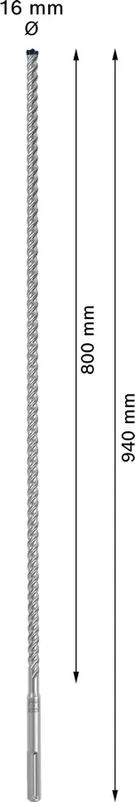 Wiertło Do Młotów SDS-MAX 8X Expert 16*800/940MM BOSCH