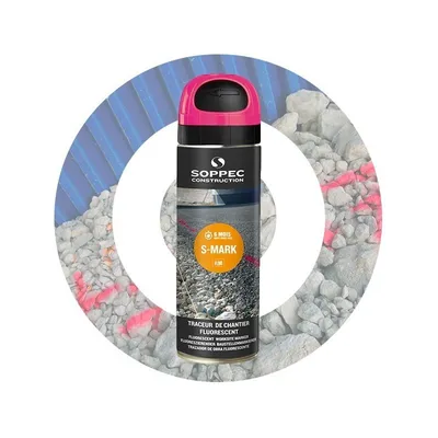 SOPPEC Spray Geodezyjny S-Mark 500ml - Różowy