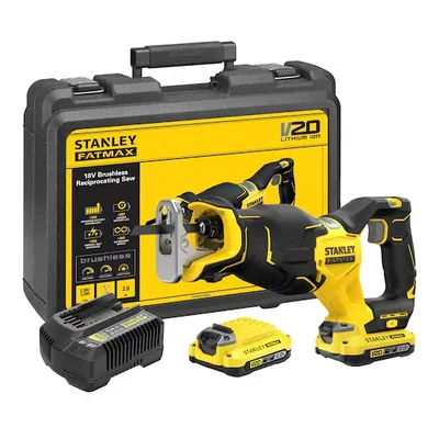 Akumulatorowa Piła Szablasta 18V V20 Bl 2*2.0AH Bezszczotk. STANLEY