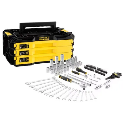 Zestaw Narzędziowy Pro-Stack 1/4'' I 1/2'' 126 szt. STANLEY
