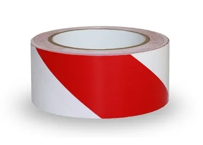 Taśma Ostrzegawcza 75MM*100M DEKA - Biało-Czerwona
