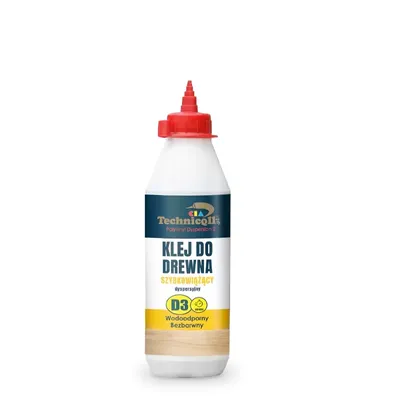 Klej Do Drewna Szybkowiążący D3 250ml. TECHNICQLL