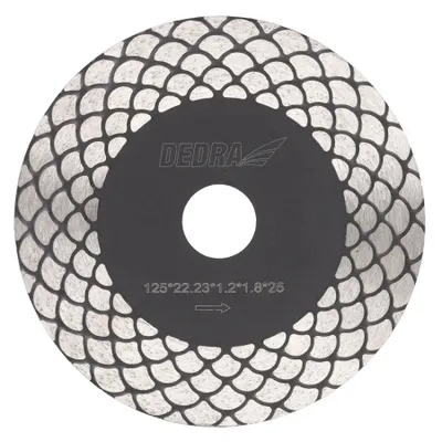 Tarcza Diamentowa 125mm Łuska DEDRA