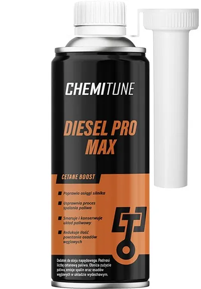Diesel PRO MAX Dodatek Do Oleju Napędowego 400 ml CHEMITUNE