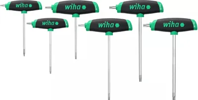 Zes. Kluczy Trzpien. Comfortgrip Z Rękojeścią T, Torx 6 szt. WIHA