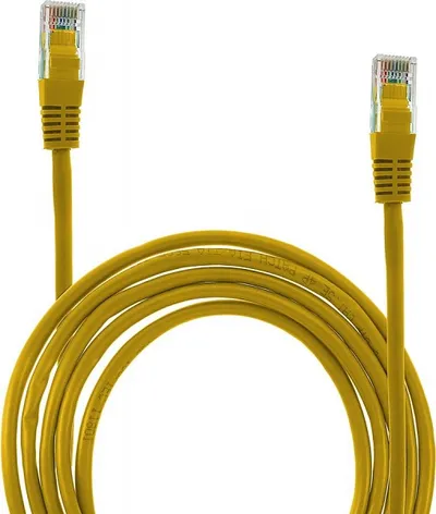 Kabel Utp 5E 1.5m Patchcord - Żółty