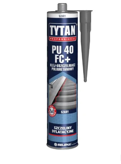 Klej Uszczelniacz Poliuretanowy PU 40 Fc 300ml TYTAN - Szary