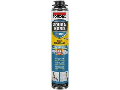 Pianoklej Uniwersalny Pistoletowy Soudabond Turbo 750ml SOUDAL