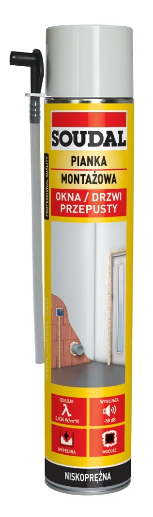 Pianka Montażowa SOUDAL Rurka 750ml