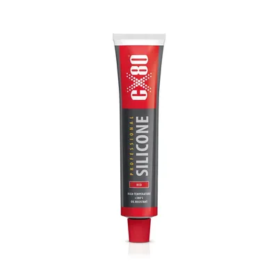 Silikon Professional 80ml + Aplikator CX-80 - Czerwony