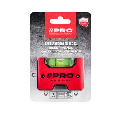 Poziomica Magnetyczna Kieszonkowa 7 cm PRO