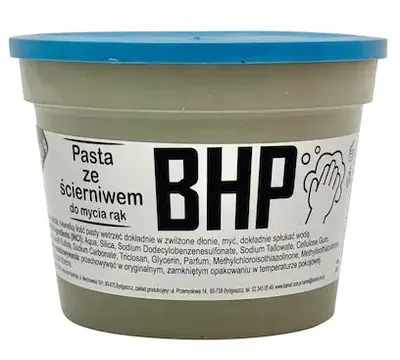 Pasta BHP Do Mycia Rąk, Ze Ścierniwem / Piaskowa 500g