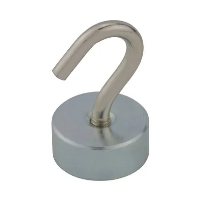 Magnes Neodymowy Okrągły Z Haczykiem M4 19*8MM 2 szt. Stahl