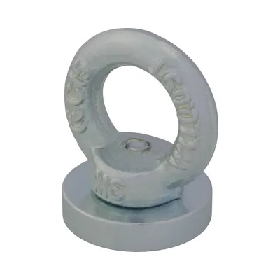 Magnes Neodymowy Okrągły Z Oczkiem M6 32*7MM