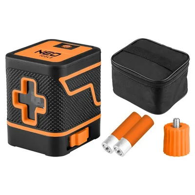 Laser Krzyżowy 15m + Etui NEO - Zielony