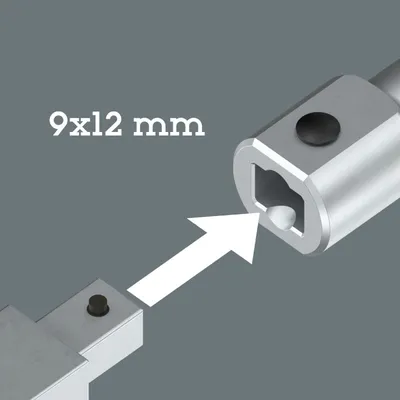 Rękojeść X-Power 400mm Wtyk 9*12MM WERA