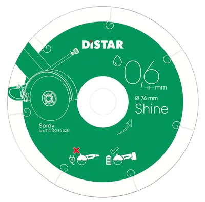 Tarcza Diamentowa Shine 76*0.6*6*10 DISTAR
