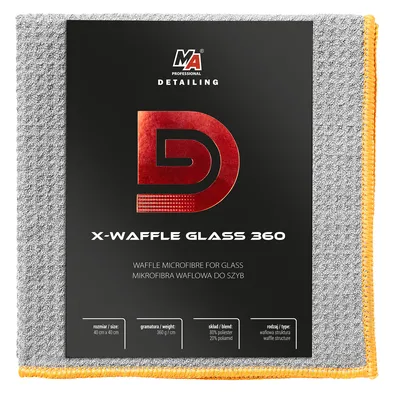 Detailer Mikrofibra Do Szyb X-Waffle 360GSM MOJE AUTO