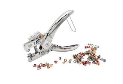 Szczypce Do Oczek/Oczkownica RP05 + 105 szt. Oczek 4mm RAPID