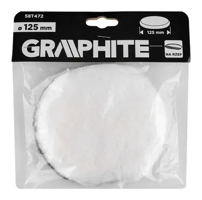 Futro Polerskie Na Rzep 125mm GRAPHITE