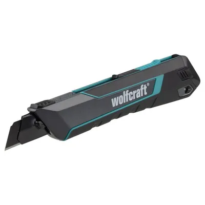 Nóż Z Ostrzem Łamanym 18mm PRO Safety WOLFCRAFT