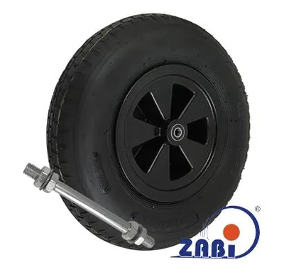 Koło Pneumatyczne 400mm 2PR Z Ośką 400X2TŁ/12 ZABI