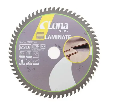 Piła Tarczowa LUNA Laminate 216x30 Z64