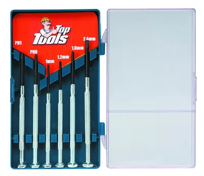 Wkrętaki Precyzyjne 6 Sztuk TOP TOOLS