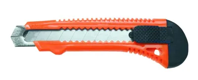 Nóż Z Ostrzem Łamanym 18mm Metalowa Prowadnica TOP TOOLS