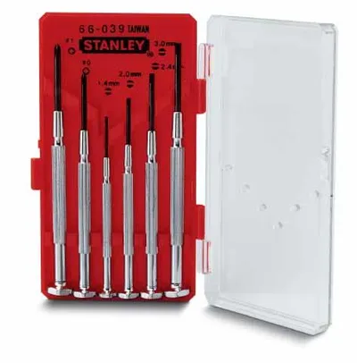 Wkrętaki Zegarmistrzowskie Kpl. SZT.6 [P] STANLEY