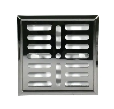 Kratka Metalowa Z Szyldem Nierdzewnym 14*14CM