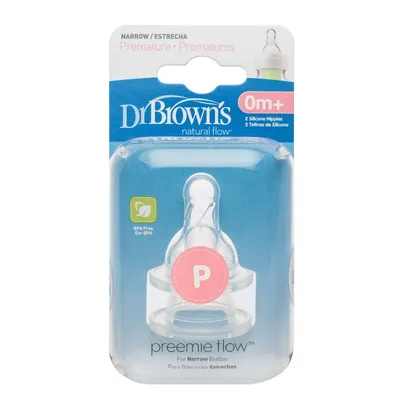 Dr.Browns 292 Smoczek Silikonowy Do Butelki Standard Dla Wcześniaków 2-PAK