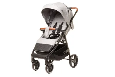 4 BABY Wózek Spacerowy STINGER XXIV MELANGE LIGHT GREY