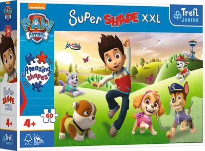 TREFL 50009 Puzzle 60 XXL Uśmiechnięte Pieski / Psi Patrol