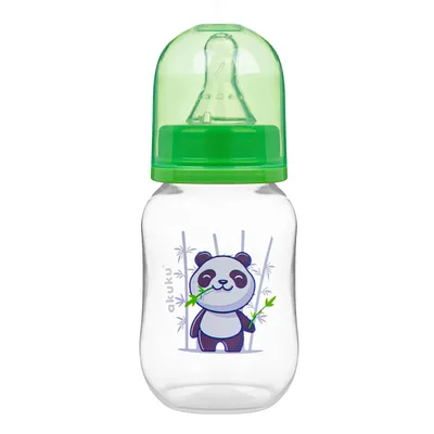 AKUKU A0104 Butelka 125ml. Panda - Zielona