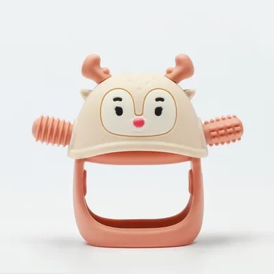 SMILY MIA M12032-5 Gryzak Silikonowy Renifer Nude