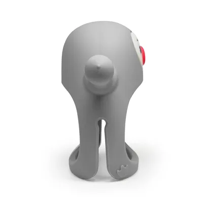 SMILY MIA M12030-3 Gryzak Silikonowy Pingwin Light Grey