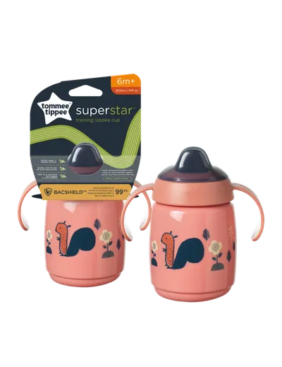TT Kubek Z Uchwytami SUPERSTAR 300ml 6M+ 447823 - Różowy