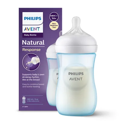 AVENT SCY903/21 Butelka Natural Responsywna 260 ml - Niebieska