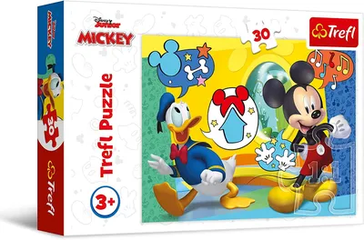TREFL 18289 Puzzle 30 Myszka Miki I Wesoły Domek
