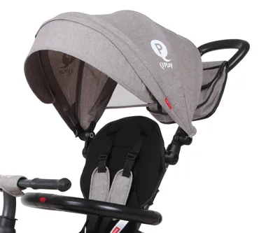 MILLY MALLY 3841 Qplay Rowerek Trójkołowy Rito Plus Grey