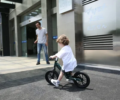 MILLY MALLY Qplay Rowerek Biegowy Racer Green