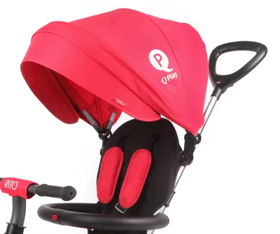 MILLY MALLY 3848 Qplay Rowerek Trójkołowy Rito Rubber Red