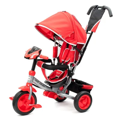 BABY MIX 45765 Rowerek Trójkołowy Z Światłami LED Lux Trike - Czerwony