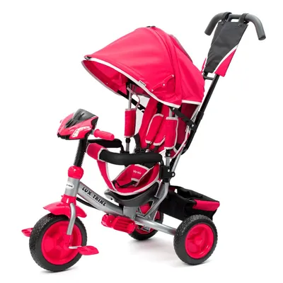 BABY MIX 45766 Rowerek Trójkołowy Z Światłami LED Lux Trike - Różowy