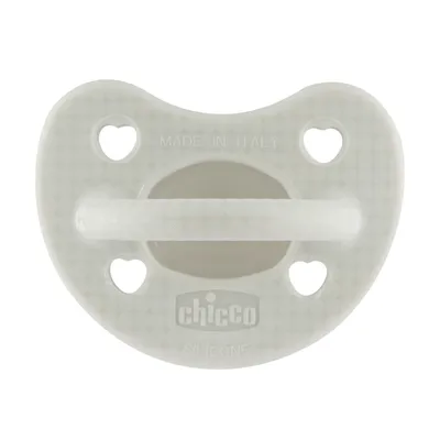 CHICCO 00073011380000 Smoczek PHYSIOFORMA LUXE 2-6M - Szary