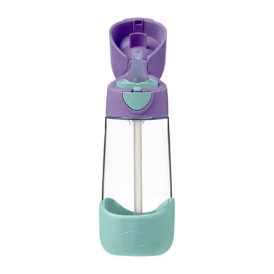 B.BOX BB500303 Butelka Tritanowa Ze Słomką 450 ml Lilac Pop